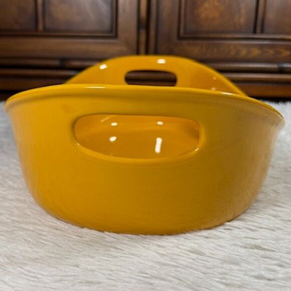 NWOT Rachael Ray Yellow 3qt Oval Handled Baking Dish - Picture 5 of 12
